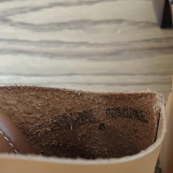 Seychelles Women's Tan Leather Mules - Picture 4 of 11